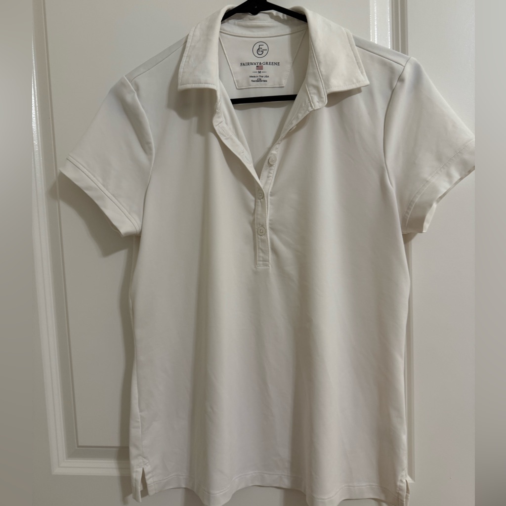 Nwot Fairway Greene Classic White Polo Shirt Nwot Fairway Greene Classic White Polo Shirt